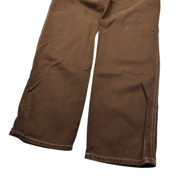 Reformation High Rise Straight Cowboy Jeans Brown, Size 25 - Picture 7 of 13